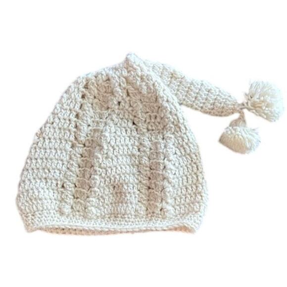 Novica Handmade 100% Alpaca Wool Cream Hat Made in Peru - Picture 3 of 4